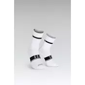 Gobik Kolesarske nogavice SUPERB UNISEX ESTANDARD HORIZON bele XS