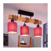 Brilagi - Stropni lestenec NUBILA 3xE27/60W/230V bor/rožnat