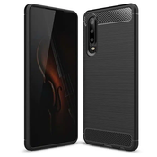 Karbonska maska za HUAWEI P30 črna