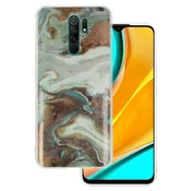 Silikonski bleščeči ovitek Marble za Xiaomi Redmi 9 - Večbarvna 5 KP17796