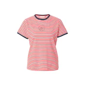 TOMMY HILFIGER Majica  mornarska / rdeča / bela