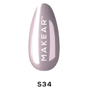 Trajni gel lak za nokte UV i LED S34 | MAKEAR | Kozmo