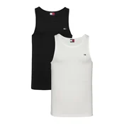 Tommy Jeans Majica Tommy Flag Extra Slim Tank črna/bela