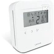 slomart Žični sobni termostat SALUS HTRP23050 programabilni tedenski nadometni, bel 230V, z zaslonom