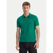 Gant Polo majica Shield 2220 Zelena Slim Fit