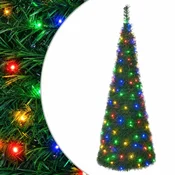 Vidaxl Pop-up LED božično drevo 180 cm 150 LED PVC Zelena