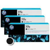B6Y31A - HP 3-pack Cartridge No.771c, Matte Black, 775ml