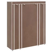 Vidaxl Garderobna omara iz blaga s predelki 45x150x176 cm