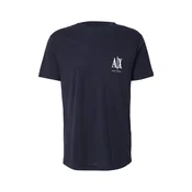ARMANI EXCHANGE Majica  mornarska / bela