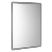 FAGO LED backlit mirror 60x80cm, Touch Sensor, dimmable - 60x80x3,3 cm - Aqualine - 24 - Pravokotnik - 600 - 800 - IP44 - 2205 - 30 - Backlit mirrors - 14