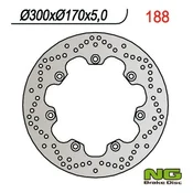shumee Jekleni zavorni disk Kawasaki GPZ 1100/VN 1500 spredaj/zadaj 300x170x5