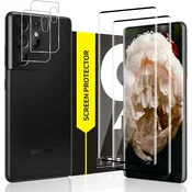 Kaljeno steklo za Samsung Galaxy S21 Ultra + zaščita kamere 2 kosa