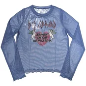 Def Leppard Bringin On The Heartbreak (Mesh) Blue L Ženske Majica