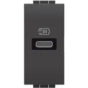 VTIČNICA 1M USB 5V DC/750mA/230V ANTRACIT L4192C