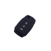 CAR 888 ACCESSORIES Silikonska navlaka za kljuceve Ssang Yong crna