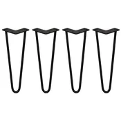 MONSTER 4 x 14 sponke za lase - 2 kraka - 12 mm - črne, (5000151861)
