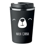 shumee Vrhunska termo skodelica s potiskom Little Black Teddy Bear Coffee 350ml 0.35l KT_023
