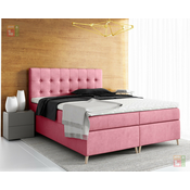 Boxspring postelja Avanti - 200x200 cm