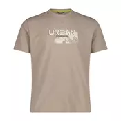 CMP MAN T-SHIRT, maja m.kr poh, rjava 36N6767