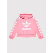 adidas Majica dugih rukava Adicolor HK0281 Ružicasta Loose Fit