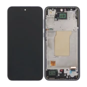 Samsung Galaxy A35 A356B - LCD zaslon + steklo na dotik + okvir (Blue Black) OLED