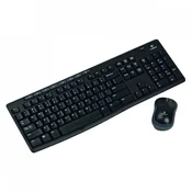 Tastatura + miš Wireless Logitech MK270 US crna 920-004509