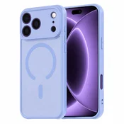 Hibridni ovitek HaloFrost II MagSafe za iPhone 17 Pro/18 Pro - light blue