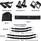 INF Komplet elastičnih trakov za boks 60 lbs, (21783955)