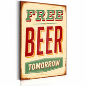 Slika - Free Beer Tomorrow 80x120
