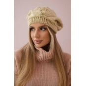 marka niezdefiniowana Womens cap Sofia K369 light beige