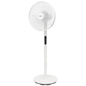 Kucni ventilator sa postoljem, daljinski upravljac, 78-132 cm, 60V - SFT40R, beli