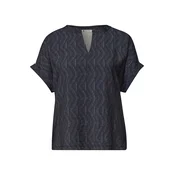 STREET ONE Majica golobje modra / temno modra