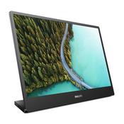 Monitor Philips 39,6 cm (15,6) 16B1P3302 1920x1080 Prenosni monitor 75Hz IPS 4ms USB-C Pivot Zvočniki  3H sRGB64% SeparateSync