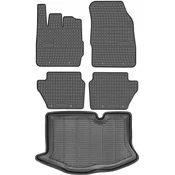 Ford Fiesta VI Hatchback od 2008-2017 KOMPLET - gumijaste avtotesnine + zaščitna preproga za prtljažnik