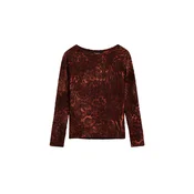 Desigual Majica rjava/oranžna/jastog