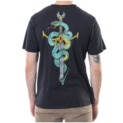 Ulična majica moška - Venom Tee - FALLEN - FMU1RE09 BLACK GREEN CHRIS