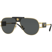 VERSACE Muške naocare za sunce 0VE2252 100287 63, Zlatne boje