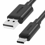 Unitek Unitek kabel usb usb-a ? usb-c 50cm, y-c481bk