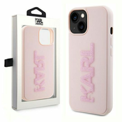 Karl Lagerfeld originalna maskica za iPhone 15 KLHCP15S3DMBKCP: roza