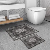 Lessentiel Maison Set 2 prostirke za kupatilo Sivi