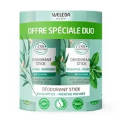 Weleda Deodorant Stick Eucalyptus Peppermint 2x50g