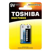 TOSHIBA Alkalna Baterija HIGH POWER 6LF22, BP, 1 komad