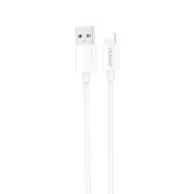 DUDAO Kabel za polnjenje L4SL USB-A - iPhone Lightning 2A 1 m - bel