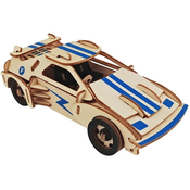 Woodcraft Lesena 3D sestavljanka Dirkalnik F 20