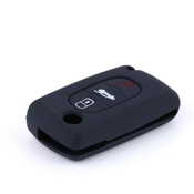 CAR 888 ACCESSORIES Silikonska navlaka za kljuceve Peugeot crna