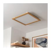 Eglo - LED Nadgradni panel SALOBRENA-RW WOOD LED/34W/230V 2700/4000K rjava