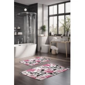 Lessentiel Maison Set prostirki za kupatilo CT-5377, 2 Komada, Roze