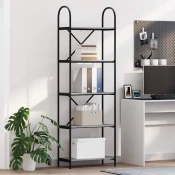 Polica Siva Sonoma 60 x 30 x 183 cm Konstruirano drvo