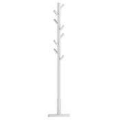 Songmics Obešalnik za plašče 30x30x175 cm Bela