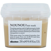 Davines NouNou Tomato hranjiva maska za oštecenu, kemijski tretiranu kosu (Nourishing Repairing Mask for Highly Processed or Brittle Hair) 250 ml